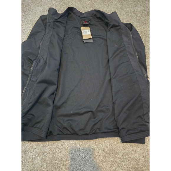 Nike Air Jordan Nylon Windbreaker Jacket Black Fv7299-010 - Men's Size 2XL NWT - Picture 10 of 16